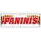 Signmission PANINIS BANNER SIGN sandwich sign hot concession pressed toasted food B-72 Paninis - alternate 1
